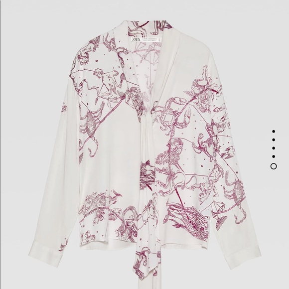 Top/chemisier Zara Bleu Menthe Clair - Taille XS - Occasion Très Bon état